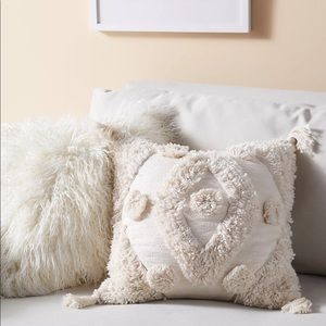 Anthropologie Makura Faux Fur Pillow